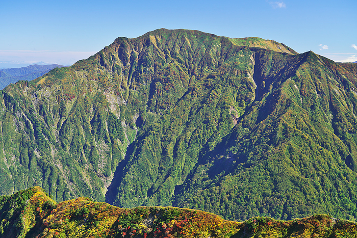 Echigo-Komagatake from Mt. Hakkaisan and Mt.
