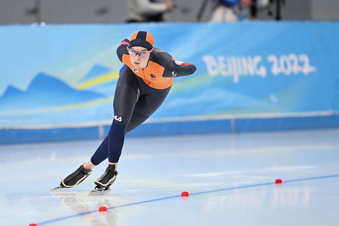 2022 Beijing Olympics Speed Skating Women s 3000m Irene Schouten  NED , FEBRUARY 5, 2022   Speed Skating : Women s 3000m during the Beijing 2022 Olympic Winter Games at National Speed Skating Oval in Beijing, China.  Photo by MATSUO.K AFLO SPORT 