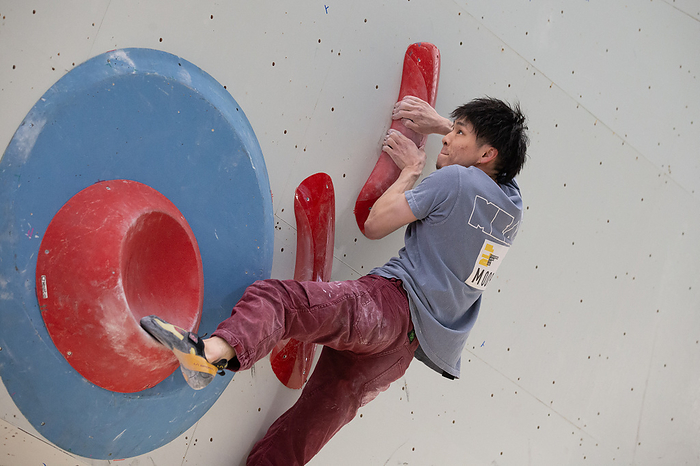 Sport Climbing 17th Bouldering Japan Cup Taisei Ishimatsu during the Sport Climbing 17th Bouldering Japan Cup Men s Semi final at Yokkaichi Dome in Mie, Japan, February 6, 2022.  Photo by JMSCA AFLO 