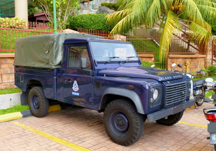 Old British jeep-type vehicle (Penang Island)