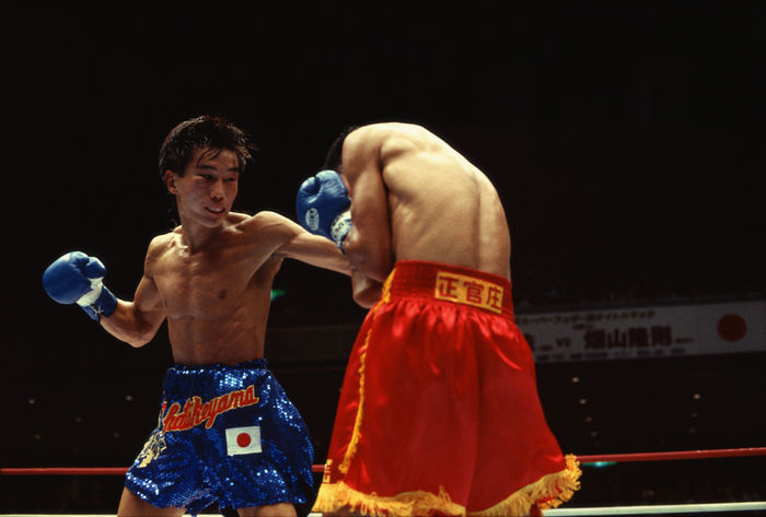 Takanori Hatakeyama (JPN)
SEPTEMBER 5, 1998 - Boxing : Challenger Takanori Hatakeyama (L) of Japan in action against champion Yong Soo Choi (R) of Korea during the WBC Super (Photo by Mikio Nakai/American Boxing Association)
(Photo by Mikio Nakai/AFLO) [0046].