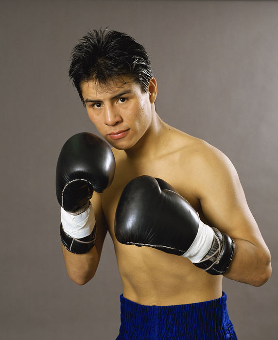 Santa Tokyo (MEX), Japan.
UNDATED - Boxing : A portrait of Santa Tokyo (Miguel Angel Gonzalez) of Mexico.
(Photo by Mikio Nakai/AFLO) [0046].