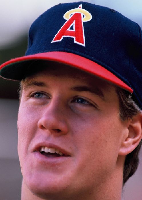 Jim Abbott (Angels),
UNDATED - MLB : A portrait of pitcher Jim Abbott #25 of the California Angels.
(Photo by Yoji Hoshijima/AFLO) [0228]