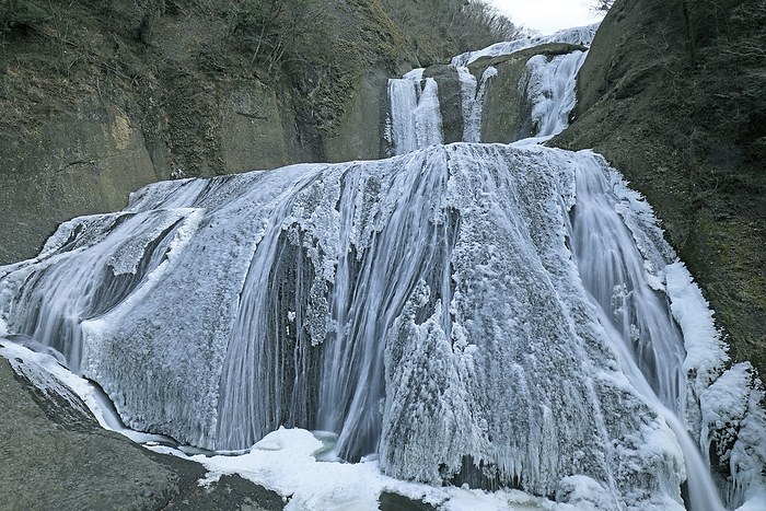 Ibaraki Prefecture Frozen Fukuroda Falls