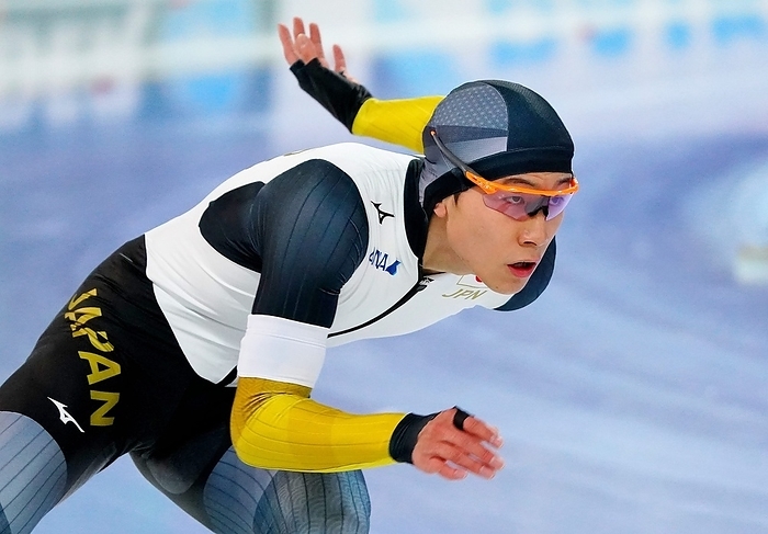 2022 Speed Skating World Championships  Wataru Morishige  JPN  competes in 500m men during ISU World Speed Skating Championships Sprint and Allround on March 3, 2022 in the Vikingskipet in Hamar, Norway  Photo by SCS Soenar Chamid AFLO  HOLLAND OUT 