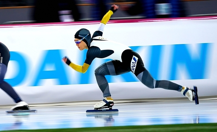 ISU World Speed Skating Championships  Rio Yamada  JPN  competes in 500m women during ISU World Speed Skating Championships Sprint and Allround on March 3, 2022 in the Vikingskipet in Hamar, Norway  Photo by SCS Soenar Chamid AFLO  HOLLAND OUT 