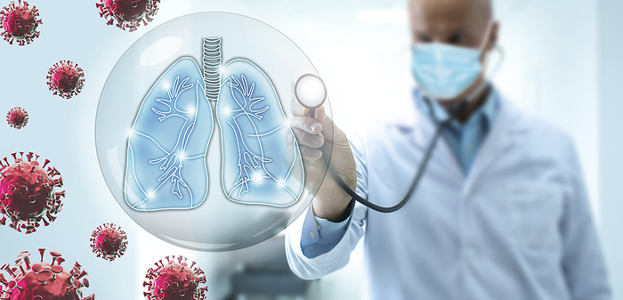 Viral respiratory disease, composite image Viral respiratory disease, composite image., Photo by PEAKSTOCK   SCIENCE PHOTO LIBRARY