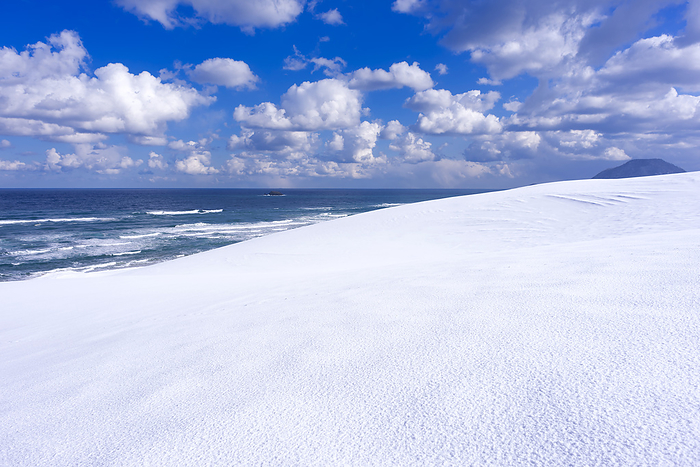 Tottori Sand Dunes Snowy Landscape Tottori City, Tottori Pref. White Tottori Sand Dunes