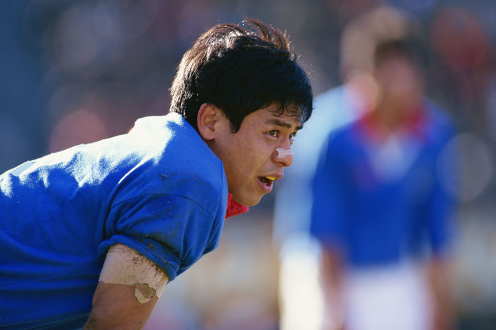 Wataru Murata (Toshiba Fuchu),
1998/1999 - Rugby : A portrait of Wataru Murata of Toshiba Fuchu during the match in Japan.
(Photo by AFLO) [0633].
