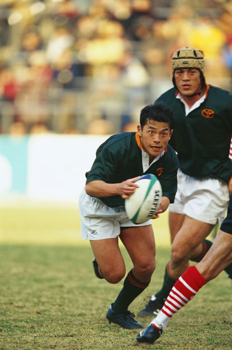 Keiji Hirose (Toyota), Keiji Hirose
JANUARY 27, 2002 - Rugby : Keiji Hirose of Toyota in action during the 39th Japan Rugby Football Championship semifinal match between Suntory 22-19 Toyota (Photo by AFLO) [JANUARY 27, 2002
(Photo by AFLO) [0633].