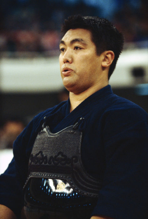 Hideyuki Eiga, Hideyuki Eiga
NOVEMBER 3, 1996 - Kendo : A portrait of Hideyuki Eiga during the 44th All Japan Kendo Championship at Nippon Budokan in Tokyo, Japan.
(Photo by Shinichi Yamada/AFLO) [0348].
