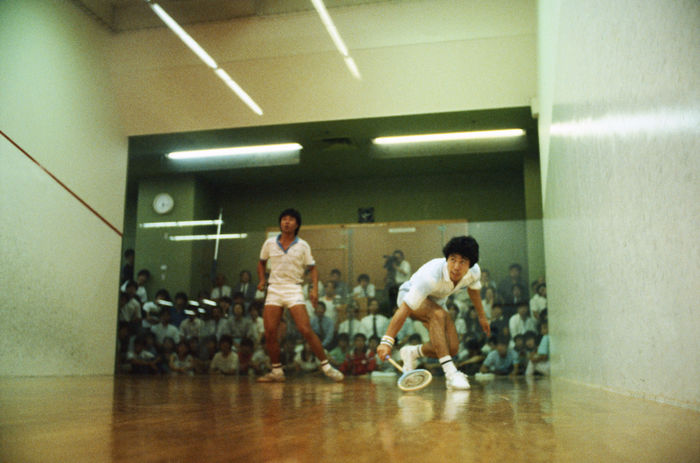 Hitoshi Ushiogi (JPN), Hitoshi Ushiogi of Japan
JULY 1, 1985 - Squash : Hitoshi Ushiogi of Japan in action during the Men's final match against Z.Abidin of Singapore at the Japan Open Squash Championships (Photo by Shinichi Yamada/ABC)
(Photo by Shinichi Yamada/AFLO) [0348].