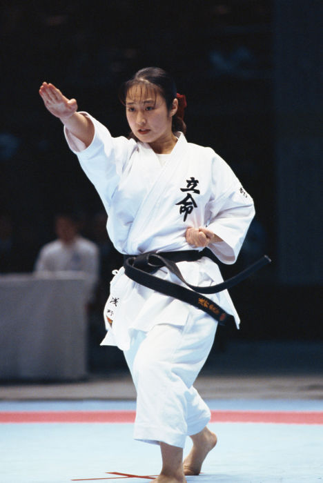 Maiko Asano,
DECEMBER 18, 1994 - Karate : Maiko Asano in action during the All Japan Karatedo Championship at Ryogoku Kokugikan in Tokyo, Japan.
(Photo by Shinichi Yamada/AFLO) [0348].