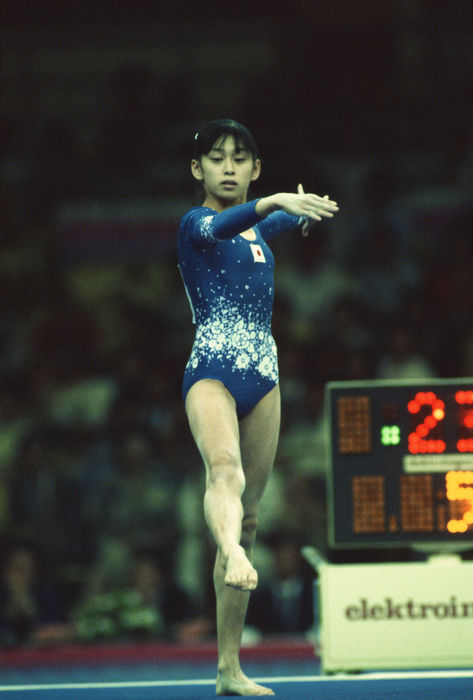 Tomoko Okabe (JPN), Tomoko Okabe
SEPTEMBER 24, 1986 - Artistic Gymnastics : Tomoko Okabe of Japan in action during the Women's Gymnastics Floor Exercise at the Asian Games 1986 in Seoul, Korea. Seoul, Korea.
(Photo by Shinichi Yamada/AFLO) [0348].