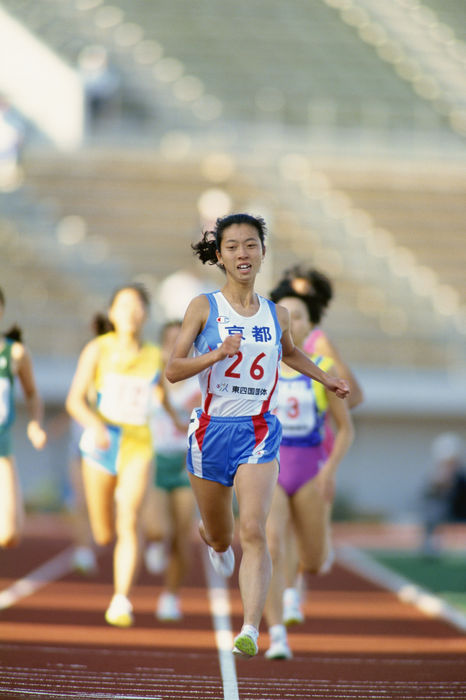 Minori Hayakari, Minori Hayakari
OCTOBER 27, 1993 - Athletics : Minori Hayakari competes during the 48th National Sports Festival of Japan 