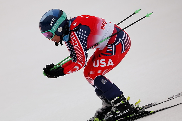 2022 Beijing Paralympics Alpine Women s Giant Slalom Visual Impairment Danelle Umstead  USA ,  MARCH 11, 2022   Alpine Skiing : Women s Giant Slalom Visually Impaired  during the Beijing 2022 Paralympic Winter Games  at National Alpine Skiing Centre in Beijing, China.   Photo by Naoki Nishimura AFLO SPORT 
