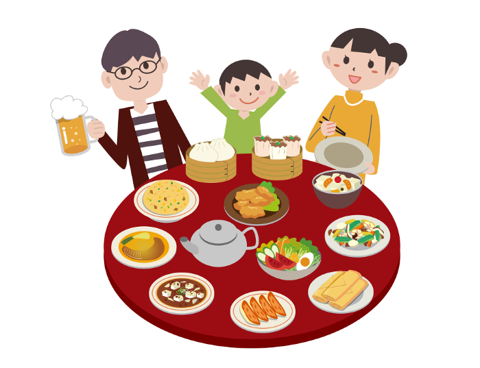 Chinese table Round table Family