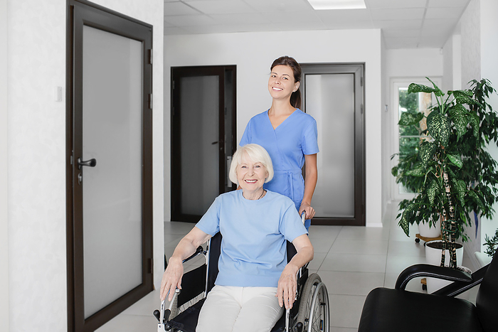 Senior woman in wheelchair Senior woman in wheelchair., by PEAKSTOCK   SCIENCE PHOTO LIBRARY