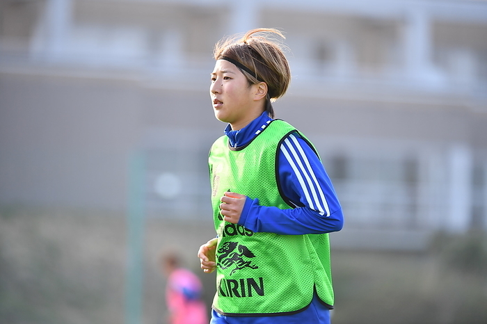 Nadeshiko Japan Training Camp Japan s Rin Sumida during a training camp at J Village in Fukushima, Japan, April 6, 2022.  Photo by JFA AFLO 