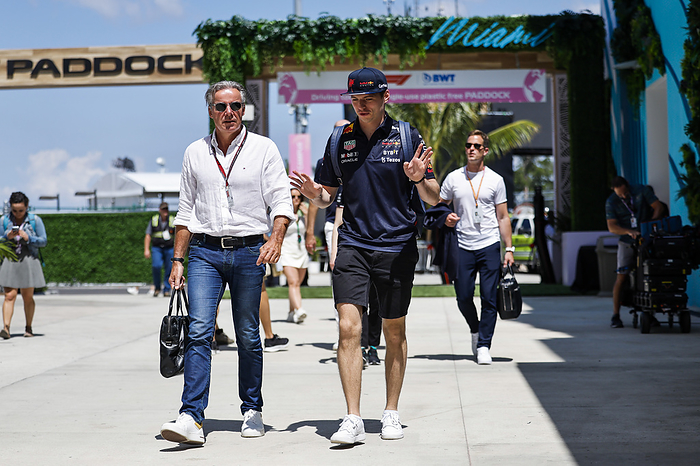 F1 Grand Prix of Miami  1 Max Verstappen  NLD, Oracle Red Bull Racing , F1 Grand Prix of Miami at Miami International Autodrome on May 5, 2022 in Miami, United States of America.  Photo by HOCH ZWEI 