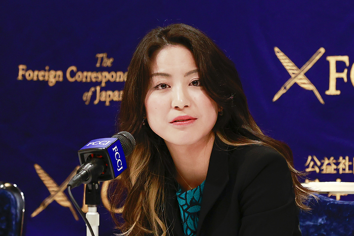 Implications for Japan of Russia s War on Ukraine Yuka Koshino International Institute for Strategic Studies  IISS  and Research Fellow for Security and Technology Policy speaks during a news conference at the Foreign Correspondents  Club of Japan on May 12, 2022, in Tokyo, Japan. Guests spoke about the possible consequences of Russia s war on Ukraine for Japan, which has joined the West s tough sanctions against Russia for the first time.  Photo by Rodrigo Reyes Marin AFLO 