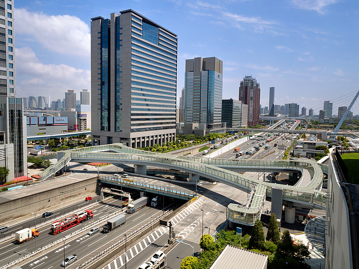 Metropolitan Expressway Bayshore Route, near Odaiba, Tokyo OLYMPUS DIGITAL CAMERA