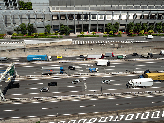 Metropolitan Expressway Bayshore Route, near Odaiba, Tokyo OLYMPUS DIGITAL CAMERA