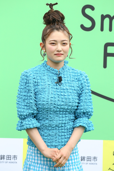 Opening Ceremony of  Smile Melon Fair 2022 TV personality Sakira Inoue attends the opening ceremony of  Smile Melon Fair 2022  hosted by Hokota City, Ibaraki Prefecture, June 8, 2022.  Photo by Pasya AFLO 