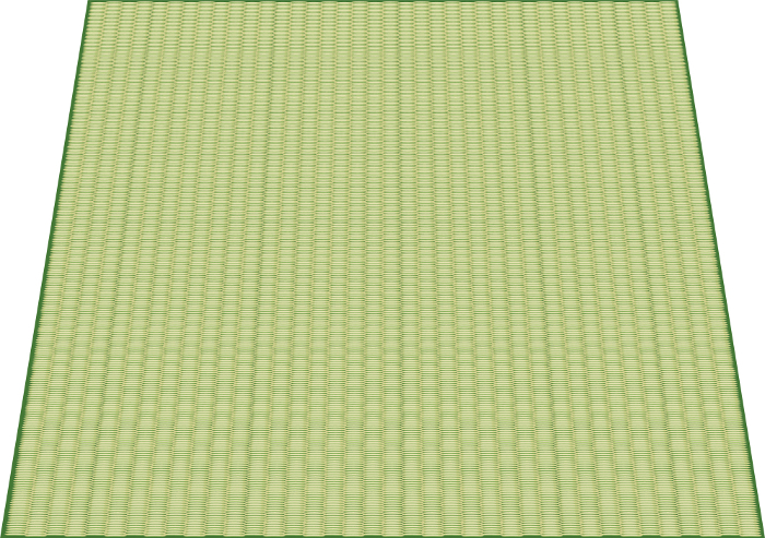 Tatami mat pattern (yellow-green, perforated)