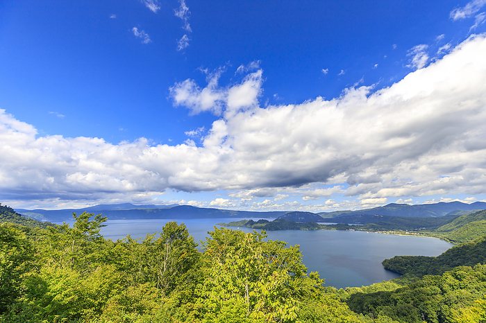 View of Lake Towada from Shimeitei Observatory, Akita Prefecture