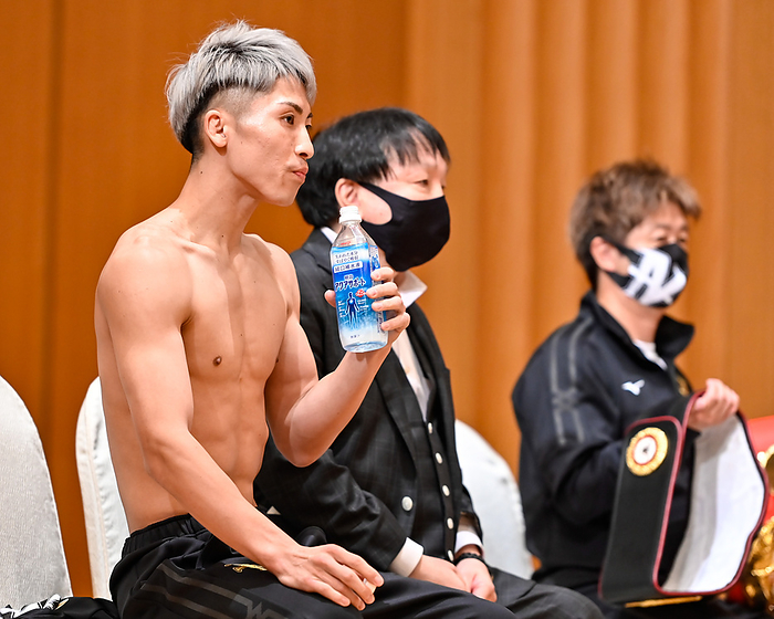 Naoya Inoue v Nonito Donaire 2 official weigh in Naoya Inoue of Japan looks on during the official weigh in for the the bantamweight title unification boxing match of WBA, WBC and IBF in Yokohama, Kanagawa, Japan, on June 6, 2022.  Photo by Hiroaki Finito Yamaguchi AFLO 