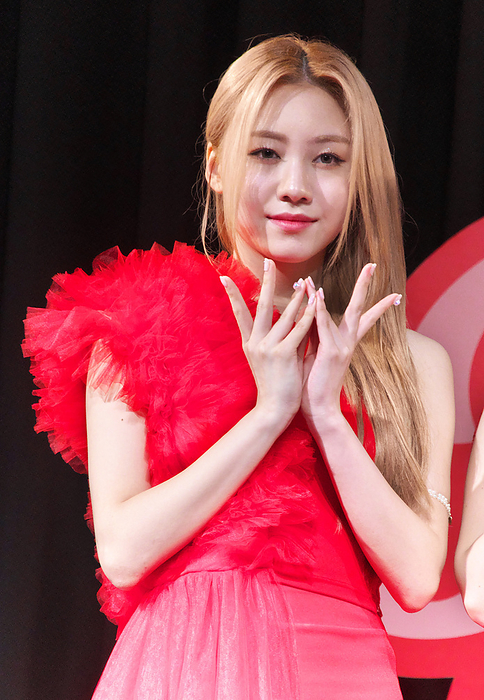 Rocket Punch hold release new single  Fiore  in Japan K pop group Rocket Punch, Dahyun poses for photographers during an event for their new single  Fiore  in Tokyo, Japan on June 29, 2022.