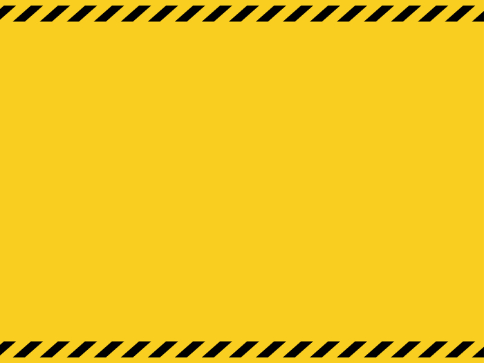 Framed background illustration of barricade tape for danger warning