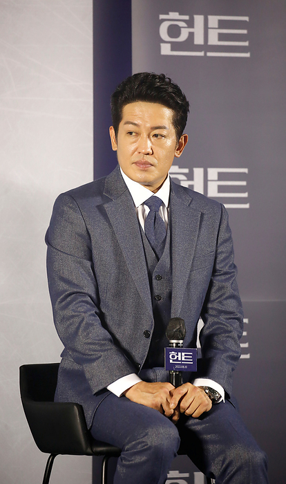 Production press conference for the movie  Hunt  in Seoul Heo Sung Tae, July 5, 2022 : South Korean actor Heo Sung Tae attends a production press conference for the movie  Hunt  in Seoul, South Korea.  Photo by Lee Jae Won AFLO   SOUTH KOREA 