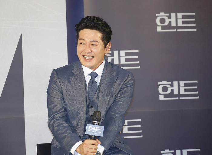 Production press conference for the movie  Hunt  in Seoul Heo Sung Tae, July 5, 2022 : South Korean actor Heo Sung Tae attends a production press conference for the movie  Hunt  in Seoul, South Korea.  Photo by Lee Jae Won AFLO   SOUTH KOREA 