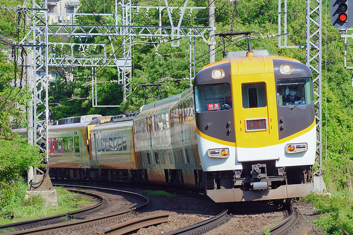 Kinki Nippon Railway Limited Express Vista EX Nara Pref. Sekiya Station   Futakami Station