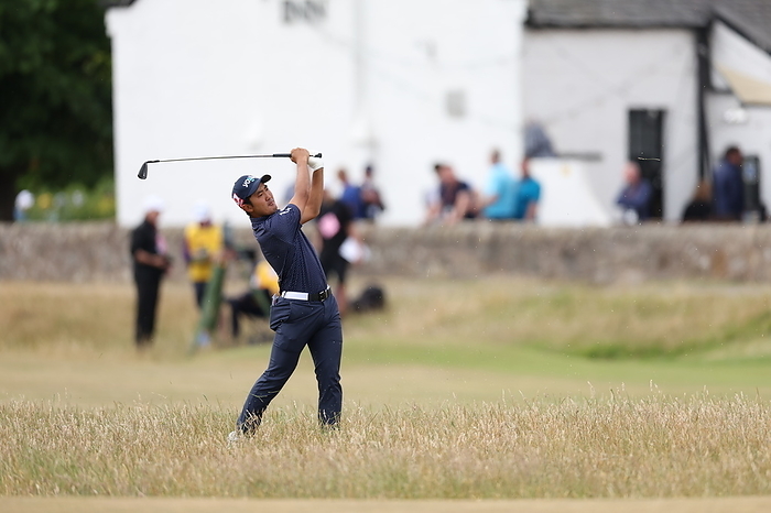 The 150th British Open Championship Japan s Takumi Kanaya on the 2nd hole during the first round of the 150th British Open Championship at St Andrews Old Course in Fife, Scotland on July 14, 2022.  Photo by Koji Aoki AFLO SPORT 