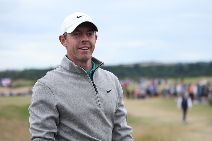 The 150th British Open Championship Northern Ireland s Rory McIlroy on the 12th hole during the third round of the 150th British Open Championship at St Andrews Old Course in Fife, Scotland on July 16, 2022.  Photo by Koji Aoki AFLO SPORT 