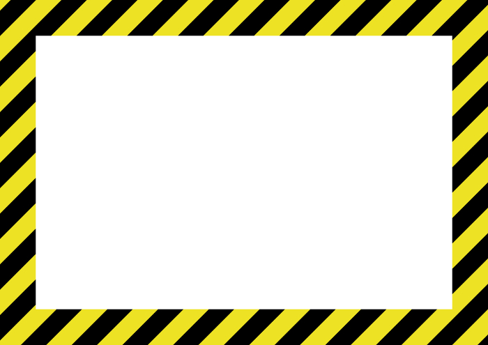 Alert frame (A-size horizontal)