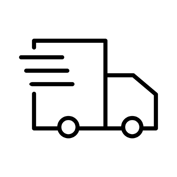 Moving truck icon. Cargo delivery. Vector.