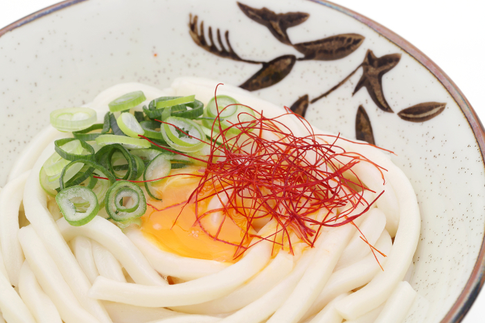 udon (thick Japanese wheat noodles)