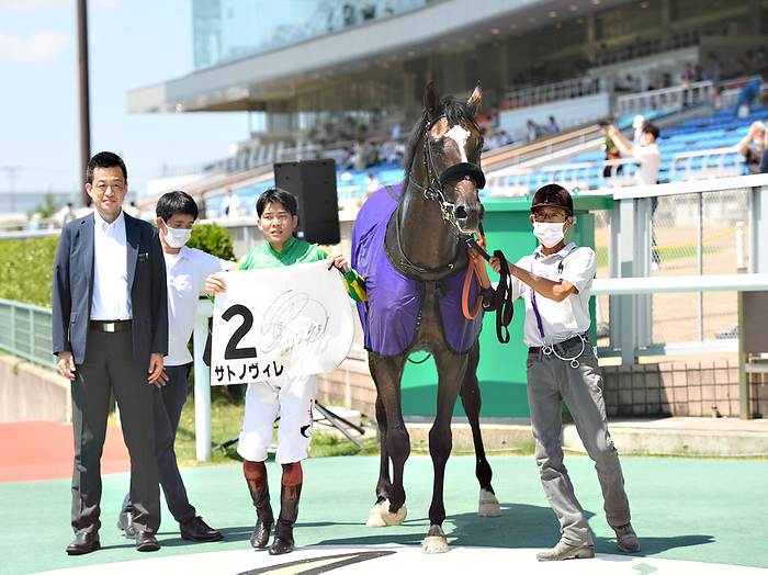 2022 2 years old, uncontested July 31, 2022 Horse Racing Race 2R 2 Year Old Undefeated, 1st Place,  2, Satonoville  Prince Miura , Niigata Racecourse, Niigata, Niigata, Japan