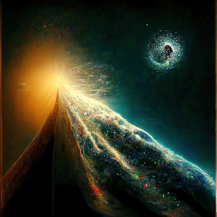 Big bang, conceptual illustration Big bang, conceptual illustration., by RICHARD JONES SCIENCE PHOTO LIBRARY
