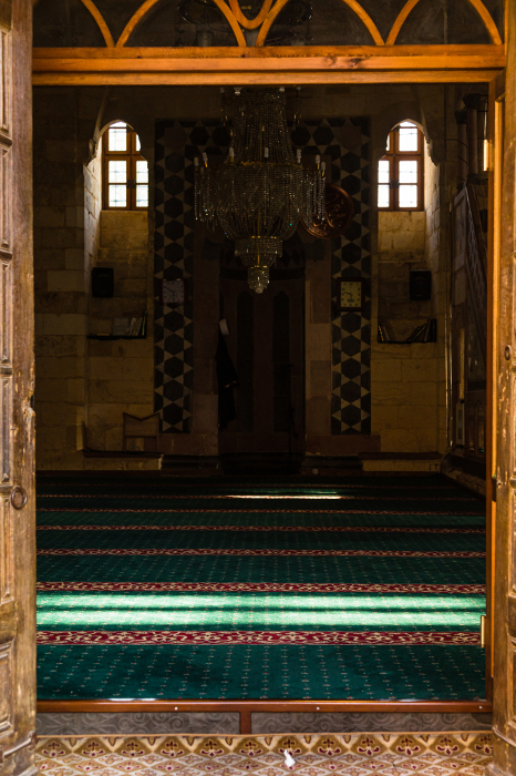 Inside the chapel of a mosque in the old town of Gaziantep, Turkey