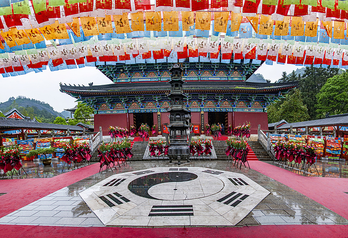 Yingtan city, jiangxi province, the dragon is a Taoist temple,china,Jiangxi