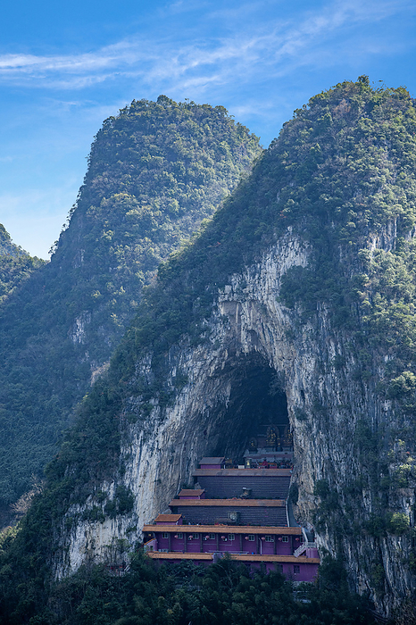 Guizhou xingyi wan also famous natural cave temple dojo -- -- -- -- -- buddhas monastery,china,Guizhou
