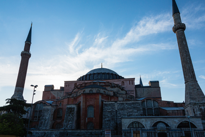 Hagia Sophia in the old city of Istanbul, Turkey