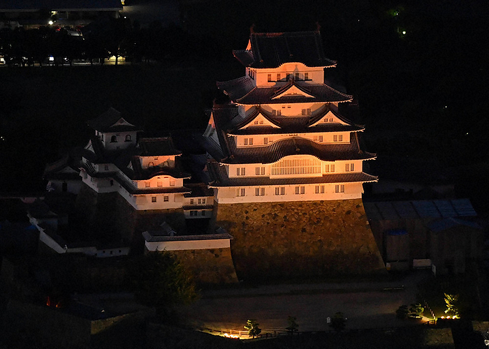 World Alzheimer s Day Himeji Castle lit up in orange for  World Alzheimer s Day  in Himeji City, Hyogo Prefecture at 6:25 p.m. on September 21, 2022.