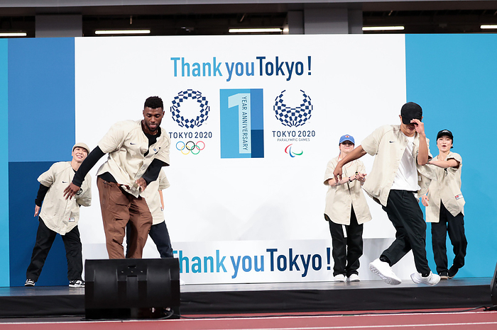 Tokyo 2020 1st Anniversary Event  Thank you Tokyo  Festival and Ceremony General view,  OCTOBER 16, 2022 :  Thank You Tokyo  Festival and Ceremony , a commemorative ceremony for the end of the one year anniversary of the Olympic and Paralympic Games Tokyo 2020 holds at National Stadium in Tokyo, Japan.  Photo by AFLO SPORT  