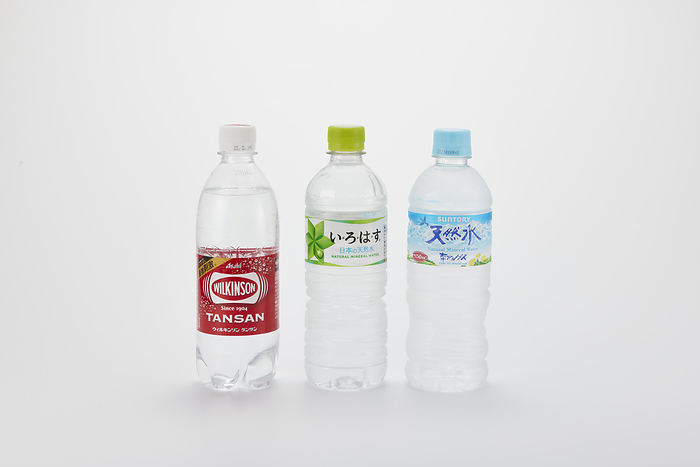 The plastic bottle beverages WILKINSON TANSAN is carbonated water of ASAHI SOFT DRINKS CO., LTD, I LOHAS is plastic bottle water of Coca Cola Bottlers Japan Inc., and Suntory Tennensui is plastic bottle water of Suntory Holdings Limited in Tokyo, Japan on October 13, 2022.  At a time when these price are rising.  Photo by Hideki Yoshihara AFLO 